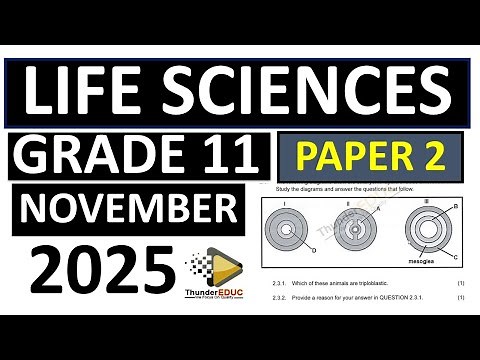 LIFE SCIENCES P2 GRADE 11 2025 NOVEMBER EXAM LIFE SCIENCES GRADE 11 PREDICTIONS Paper 2 LIFE SCIENCE