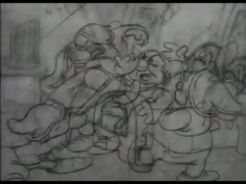 Snow White - Grumpy and Doc fight (deleted scene)