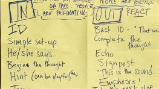 Writing through sound: A toolbox for getting into and out of your tape