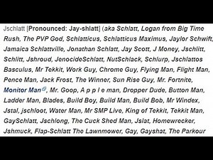 Jschlatt: ,,They call me _____" (Compilation)