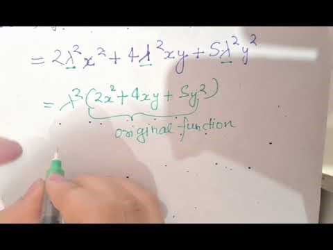 Question on homogeneous production function and degree of homogeneity. ( Mathematical economics)