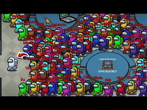 100 IMPOSTORES vs 1 INOCENTE no Among Us 😱