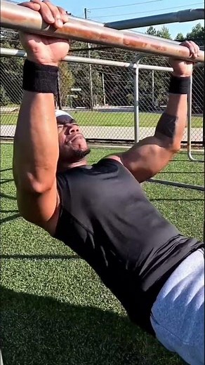 Inverted Row Workout | Pull Up Alternative #FitnessShorts #InvertedRows #Calisthenics