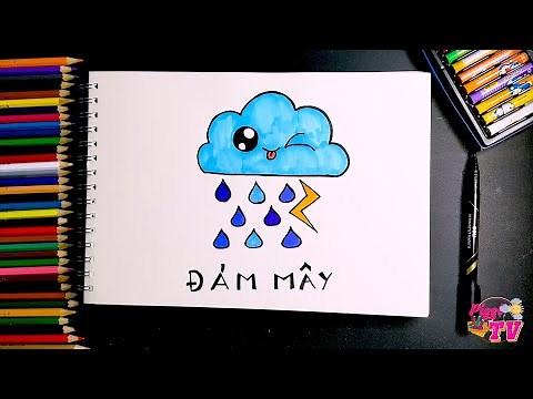 Hướng Dẫn Vẽ Đám Mây Đơn Giản | How To Draw A Easy Cloud | Hướng Dẫn Tô Màu Đám Mây