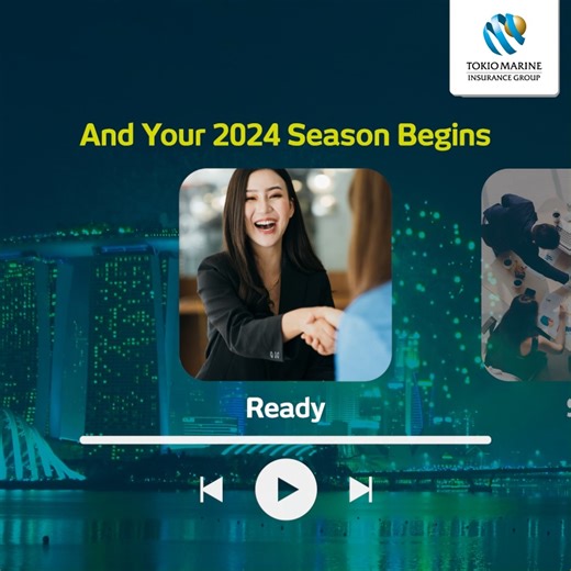 And with that, we kick off another exciting year where we help you play smart and win big! Have a game-changing 2024! ‍‍‍‍‍‍ #TokioMarine #75GoodYears #WithYouForGood #HappyNewYear | Tokio Marine