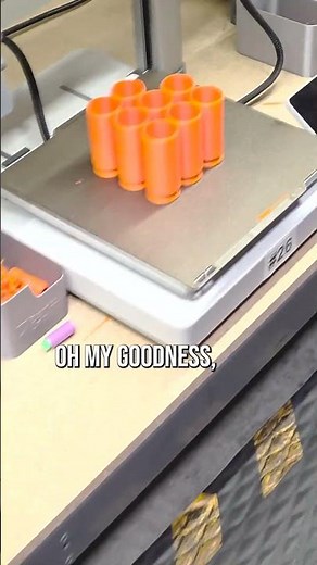 3D-printed shells as far as the eye can see