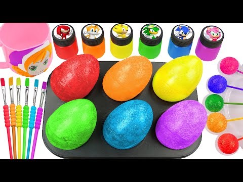 Oddly Satisfying Video l Making DIY Relaxing 6 Cripsy Color Egg FROM Unbixing Sounds Full Relax ASMR