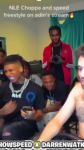 Adin Ross Speed and NLE Choppa Freestyle Compilation