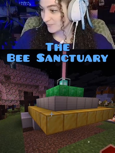 Exploring a Bee Sanctuary in Minecraft!