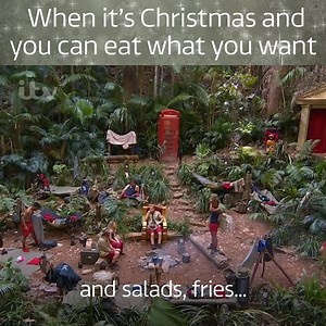 Our motto for December: anything goes at this time of year. 🍖🍫🥟🍰 | ITV