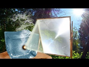 GIANT MAGNIFYING GLASS vs BLOCK OF ICE