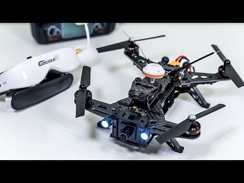 Walkera Runner 250: Racing Drone w/ FPV Goggles! REVIEW