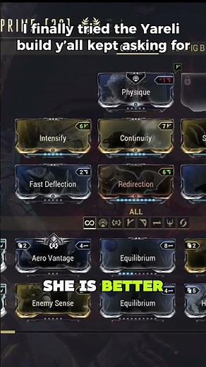 I Tried the Yareli Build Everyone Recommended #warframe #gaming #TennoCreate