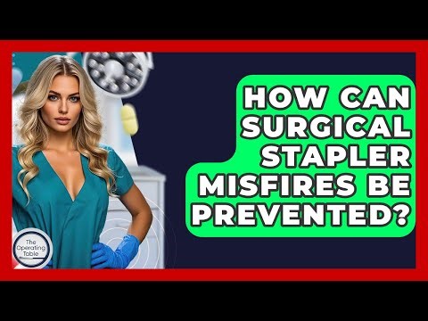 How Can Surgical Stapler Misfires Be Prevented? - The Operating Table