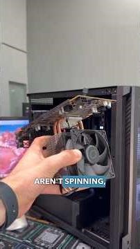 GPU Fans Don’t Spin! Don’t Panic! #repair #pc #techtips #gamingpc #pcbuild #gamingcomputer