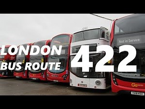 LONDON BUS ROUTE 422 Towards North Greenwich Station