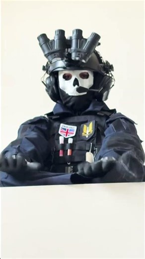 I used a step stool #ghost #callofduty #cosplay