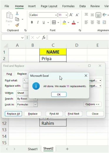 How to remove serial number in Excel ❤️ #excel #shorts #trending