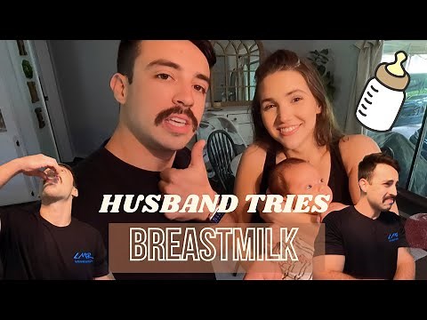 HUSBAND TRIES MY BREASTMILK | Couple Vlog #16