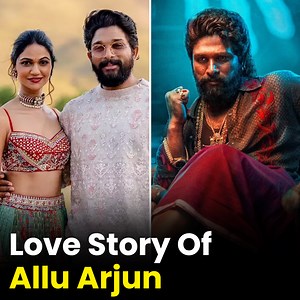 Allu Arjun fell in love with her at first sight. Here's their story ❤️ | Metrosaga India