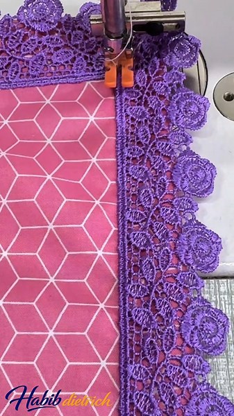 How to Sew Lace Trim Around Corners Perfectly #patternmaking #sewingtips #diy