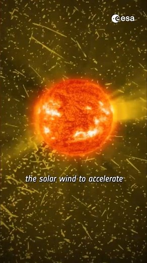 Lucky alignment of two spacecraft reveals how solar wind gets a magnetic push! ☀️ #shorts