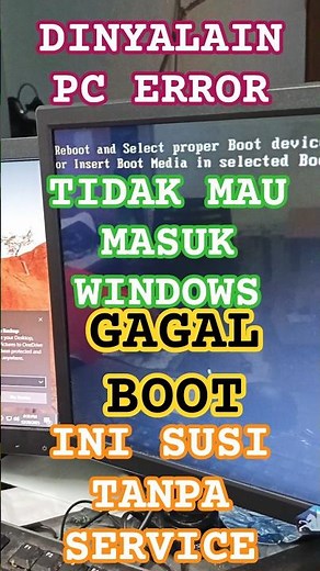 Computer won't enter Windows Reboot and Select proper Boot devices or insert Boot Media #computer