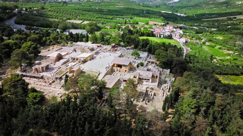 Palais de Knossos, Grèce : Voyage en drone au cœur de la majesté minoenne