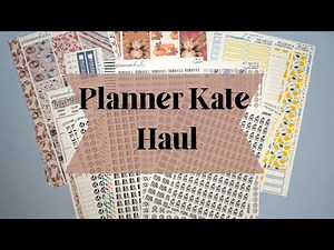 ✨ Planner Kate Sticker Haul | Functional & Decorative Planner Stickers for Every Spread! ✨