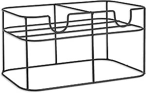 Ilyapa Beverage Station & Drink Dispenser Stand - Base Only - for Two 1 Gallon Glass Dispensers, Compatible with Glass Jars up to 5.5 in. Diameter