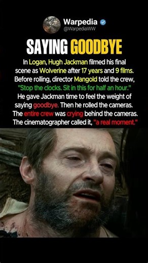 Hugh Jackman's Final Wolverine Scene Made The Entire Crew Cry #shorts