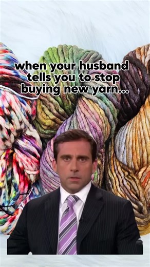 sorry husband 🤣 #yarn #yarnlove #yarntok #knitting #knittok #knittersoftiktok #malabrigo #yarnstash