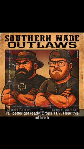 “Lone Wolf – Southern Made Outlaws (feat. Lord Lhus)” is raw Southern grit meets lyrical fire. A rugged anthem for the independent and relentless, it blends country roots with hard-edged rap energy. Lone Wolf and Lord Lhus trade bars about loyalty, struggle, and outlaw pride — a powerful reminder that real ones ride alone. Out now on all platforms. | Lone Wolf Official