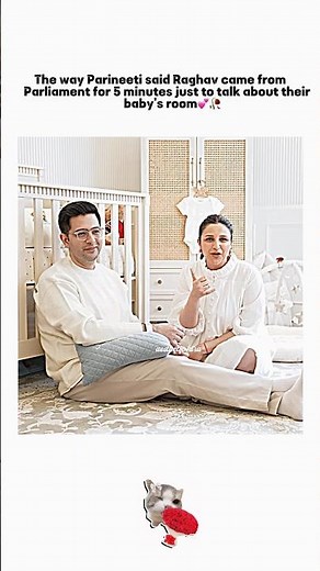 The way Parineeti said he came from Parliament😎#raghavchadha #parineetichopra