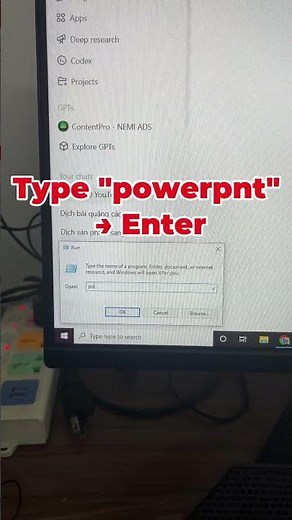 How To Open PowerPoint Using Run Command Windows + R