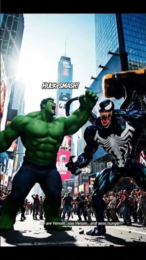 VENOM vs HULK | Daytime Cinematic Battle in 8K | Epic Superhero Fight Scene