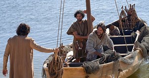 The miracle behind the 'miracle of the fish'.🐟 “24 hours ago, I had no clue how I was going to do that. And I woke up in the middle of last night and had a technique pop into my head.” | The Chosen