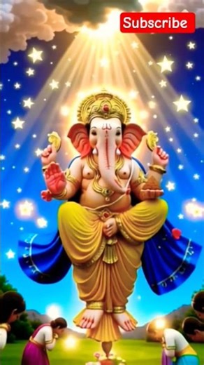 Ganpati baapa moriya 🥰🥰🤩#ai #animation #ganesh