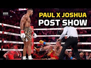 Paul vs. Joshua Results & LIVE Reaction | Anthony Joshua KNOCKS OUT Jake Paul | MMA Fighting