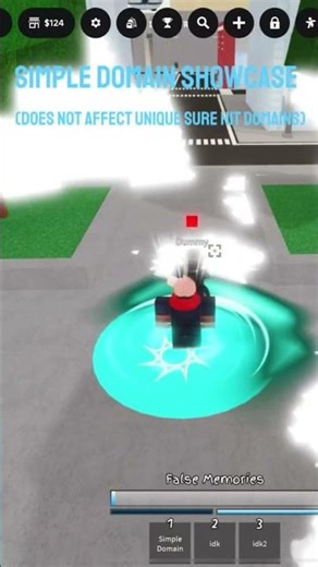 Simple Domain Showcase | Jujutsu Shenanigans #jjs #roblox #jujutsu shenanigans #skillbuilding
