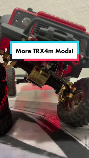 TRX4m Hot Racing Shock Conversion and Brass Upgrades