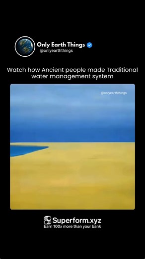 Only Earth Things | Ancient civilizations designed traditional water management systems with canals, aqueducts, stepwells, and underground tunnels to capture,... | Instagram