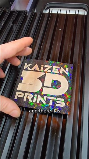 What happens when you laser a 3D printed piece of filament with a 2 watt infrared module?