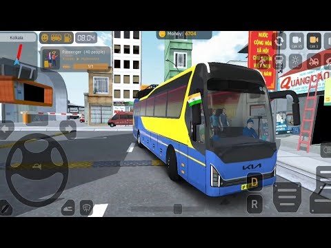 Bus Simulator Vietnam Gameplay - City Coach Bus Driving Simulator - Android Gameplay