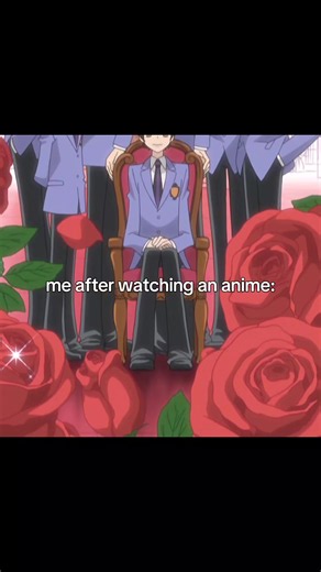 Me after watching an Ouran High School Host Club anime