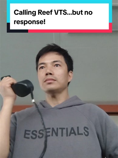 Calling Reef VTS…but no response. What would you do as OOW? Continue the passage or try another way? ⚓ #seamantiktok #justgolive #vts #LIVEIncentiveProgram