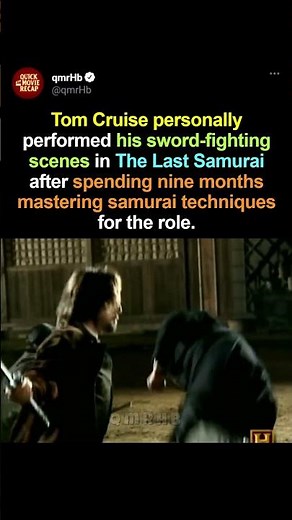 Tom Cruise Made It Look Effortless in The Last Samurai