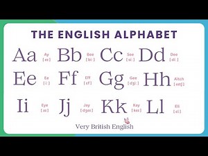 How to Pronounce the English Alphabet like a Brit (British English for beginners) (Lesson 1)