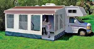 This Camper Attachment Adds a Screened-in Porch To Your Trailer Or RV