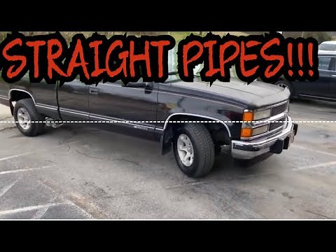 1998 Chevy Silverado 5.7L EXHAUST w/ STRAIGHT PIPES!!